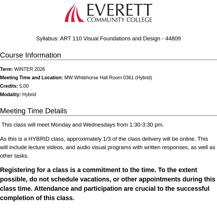 Simple Syllabus